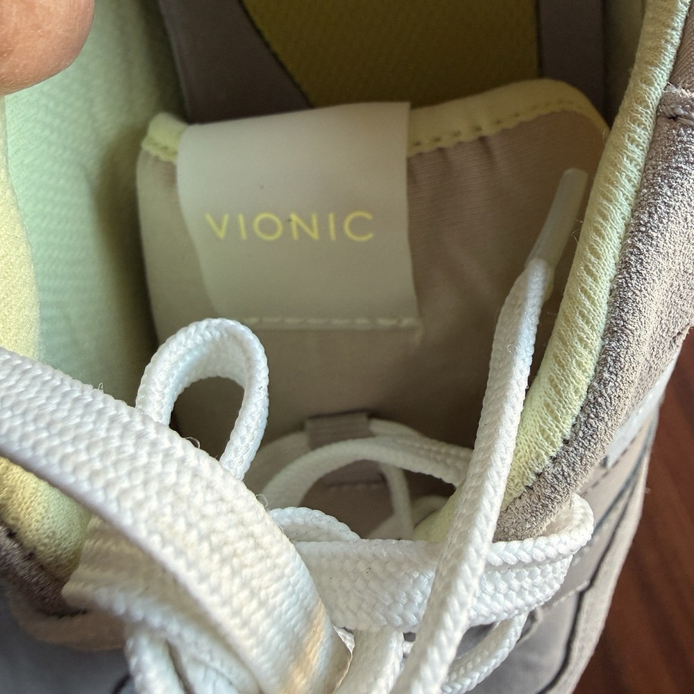 Vionic Mens Walk Slim Glide Sneaker - Size 13 Light Beige NEW w/out Box - Picture 12 of 12
